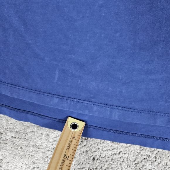 B Draddy Shirt Mens Large Blue Polo Stretch Golf Faded Pima Cotton Blend *Read* - Picture 9 of 12